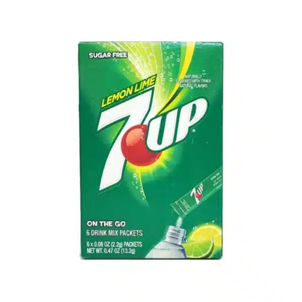 7Up Lemon Lime 6 Drink Mix Packets