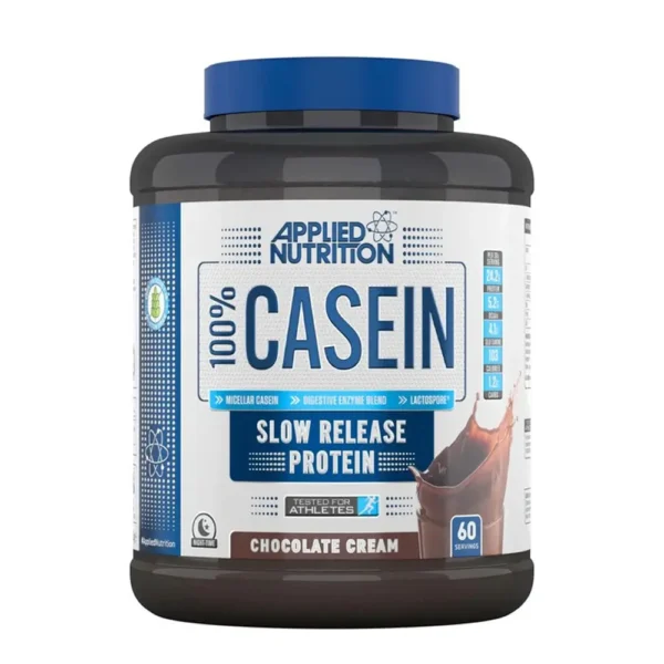 Applied Nutrition Casein Protein Powder - Micellar Casein Supplement, Slow Release Protein (1.8kg - 60 Servings) (Chocolate Cream) (1)