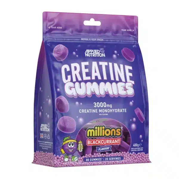 Applied Nutrition Creatine Gummies 3000mg 20Ser 400g Millions Blackcurrant