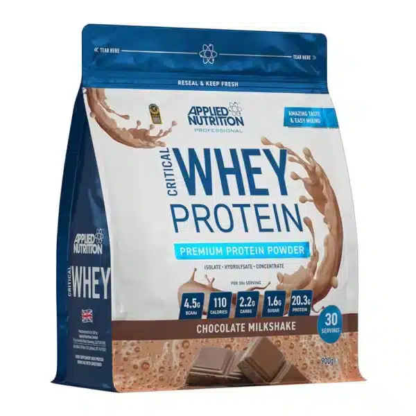 Applied Nutrition Critical Whey Protein 900g Chocolate Milkshake