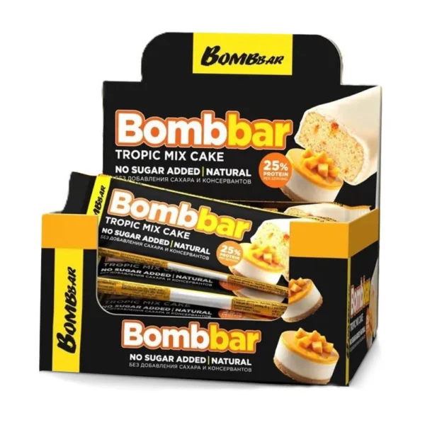 Bombbar 12×40g Tropical Mix Cake