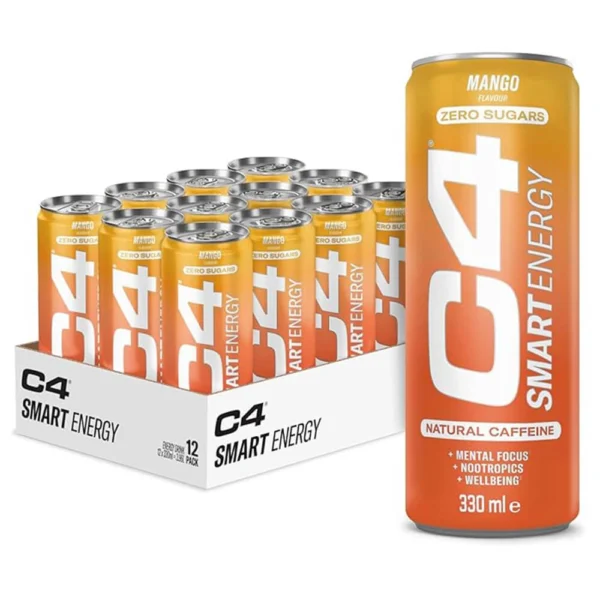 Cellucor C4 Smart Energy 330ml Mango Pack of 12