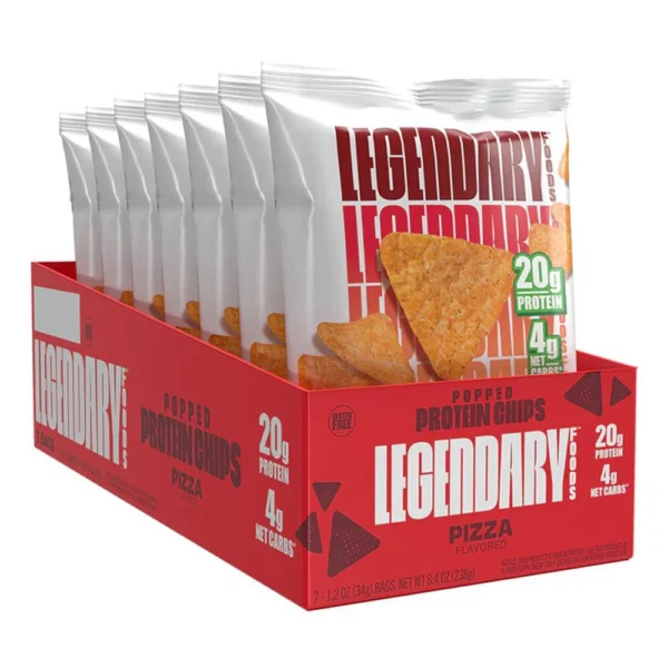 Legendary Foods Popped Protein Chips 7 bags 238g Pizza