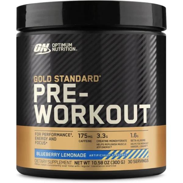 ON Gold Standard Pre-Workout 300g Blueberry Lemonade