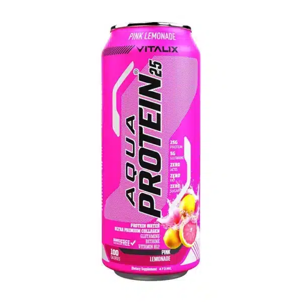 Vitalix Aqua Protein 25 Protein Water 473ml Pink Lemonade