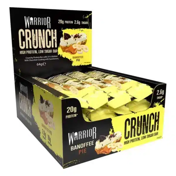 Warrior Crunch Bar 64g Banoffee Pie Pack of 12