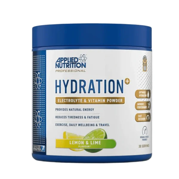 APPLIED NUTRITION HYDRATION ELECTROLYTE & VITAMIN POWDER LEMON & LIME 240G