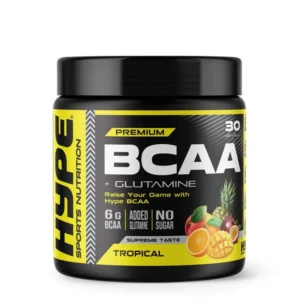 HYPE PREMIUM BCAA GLUTAMINE TROPICAL FLAVOUR 30 SERVINGS 300G