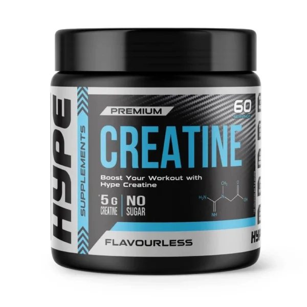 HYPE PREMIUM CREATINE UNFLAVORED 60 SERVINGS 300G