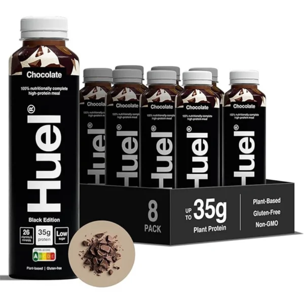 Huel Black Edition 500ml Chocolate Pack of 8