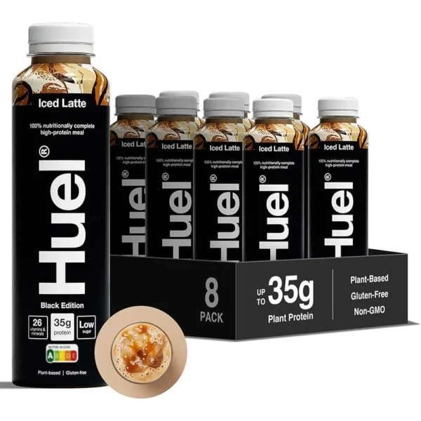 Huel Black Edition 500ml Iced Latte Pack of 8