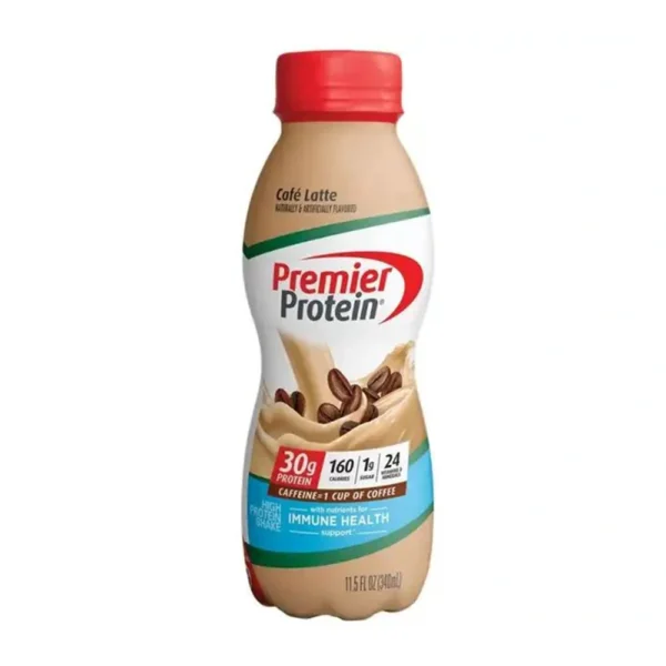 PREMIER PROTEIN SHAKE 30G PROTEIN CAFE LATTE FLAVOUR 340ML