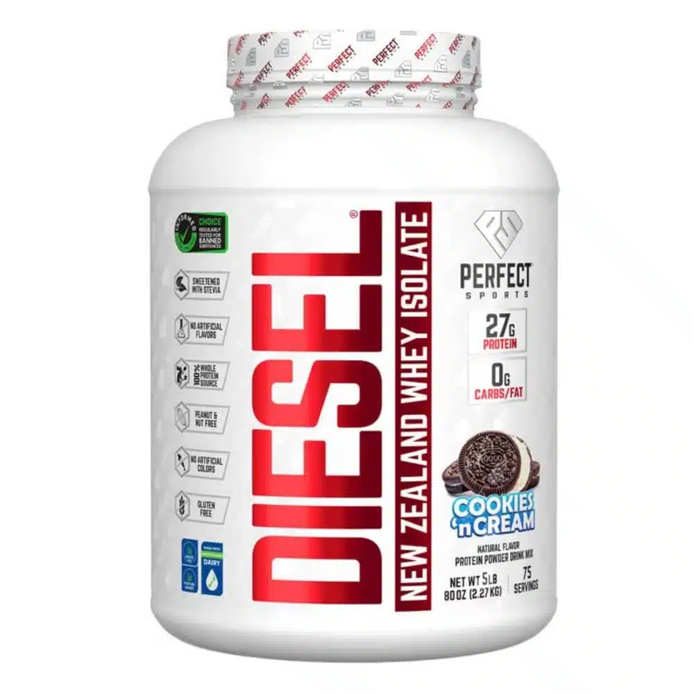 diesel new zeland whey isolate cookies cream