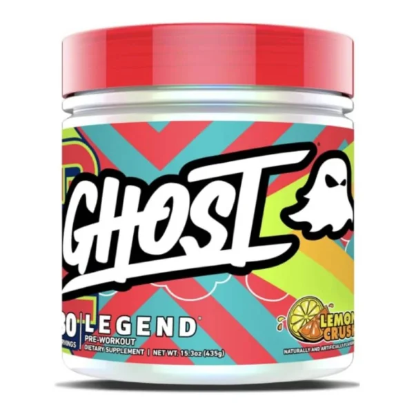 ghost legend pre workout, lemon crush