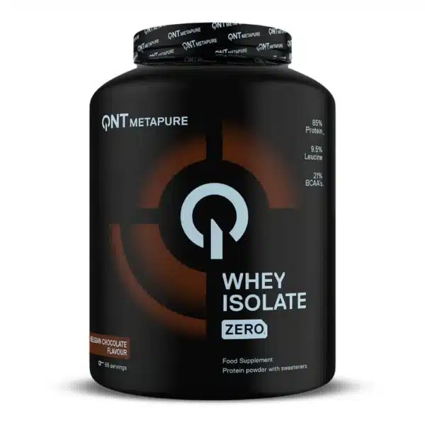 qnt metapure whey isolate zero belgiam chocolate flavor