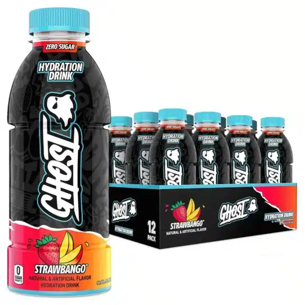 Ghost Hydration drinks zero suger, strawbango flavour