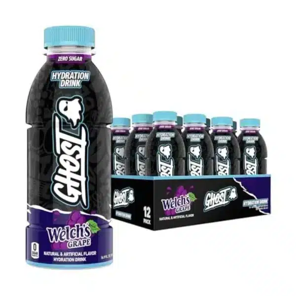 Ghost Hydration drinks zero suger, welch's grape flavour