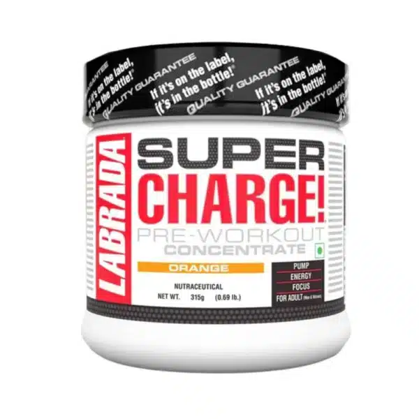 Labrada Super Charge Pre-workout, orange, 315g