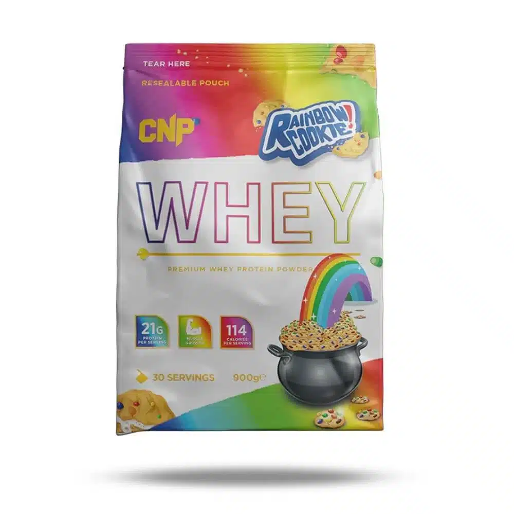 CNP Whey protein powder 30 servings 900g, rainbow cookie