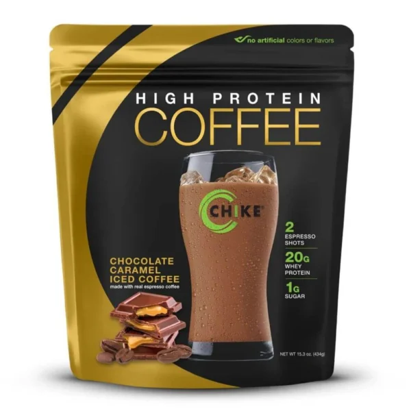 Chike High Protein Coffee chocolate caramel iced coffee 434g