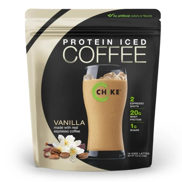 Chike High Protein Coffee vanilla espresso coffee 448g