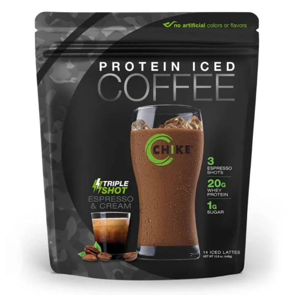 Chike High Protein Triple shot espresso & cream 448g