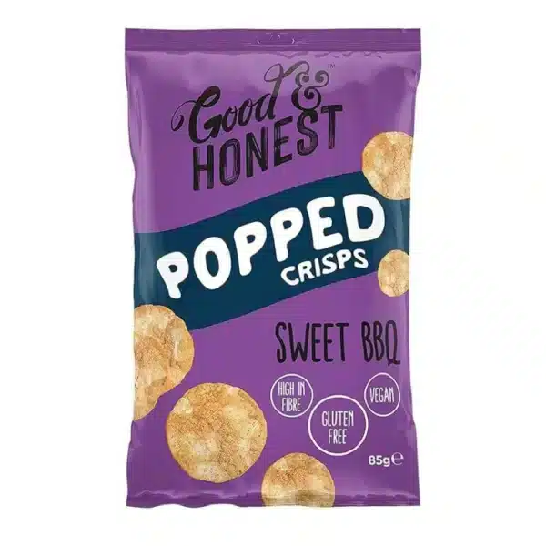 Goods honest popped crisps, sweet bbq 85g