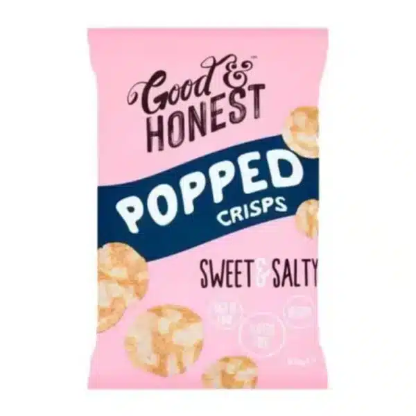 goods honest popped crisp sweet salty