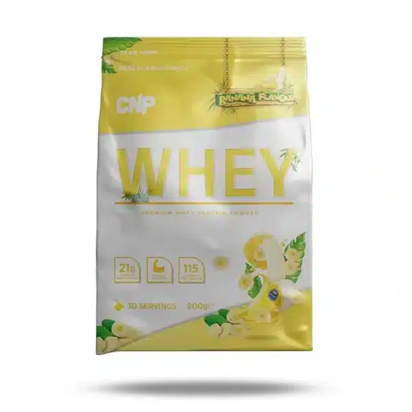 npm whey protein powder 900g 30 servings banana flavor