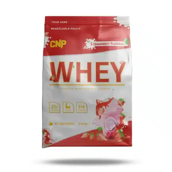 cnp whey protein powder 900g 30 servings strawberry flavor