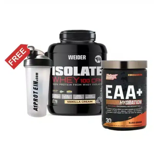 weider isolate whey, eaa+ hydration, a1protein shaker