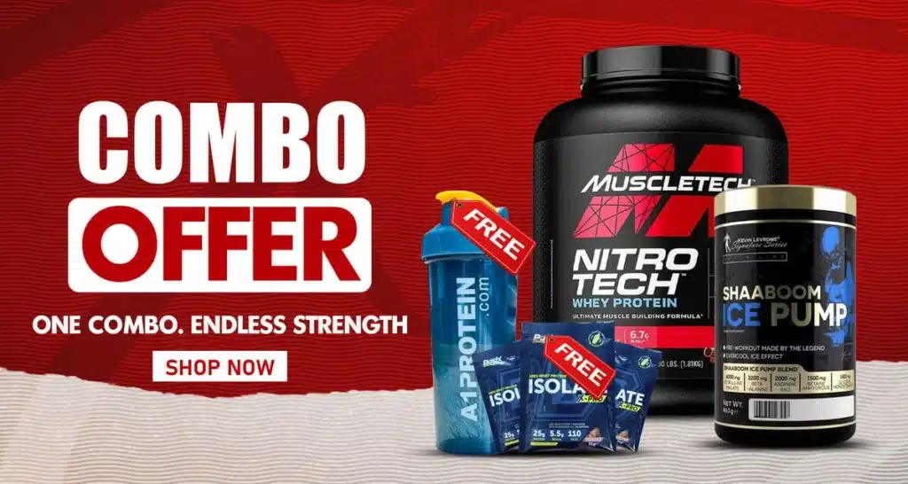 Muscletech Nitrotech Whey Protein + Shaaboom Ice Pump at a1protein