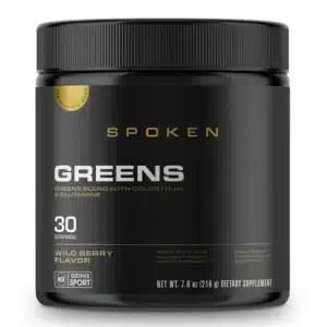 spoken greens blend with colostrum & glutamine