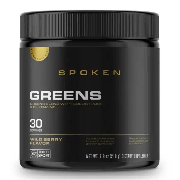 spoken greens blend with colostrum & glutamine