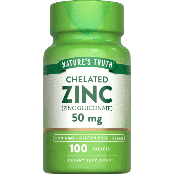 Nature's Truth Zinc 50mg – 100 Tablets