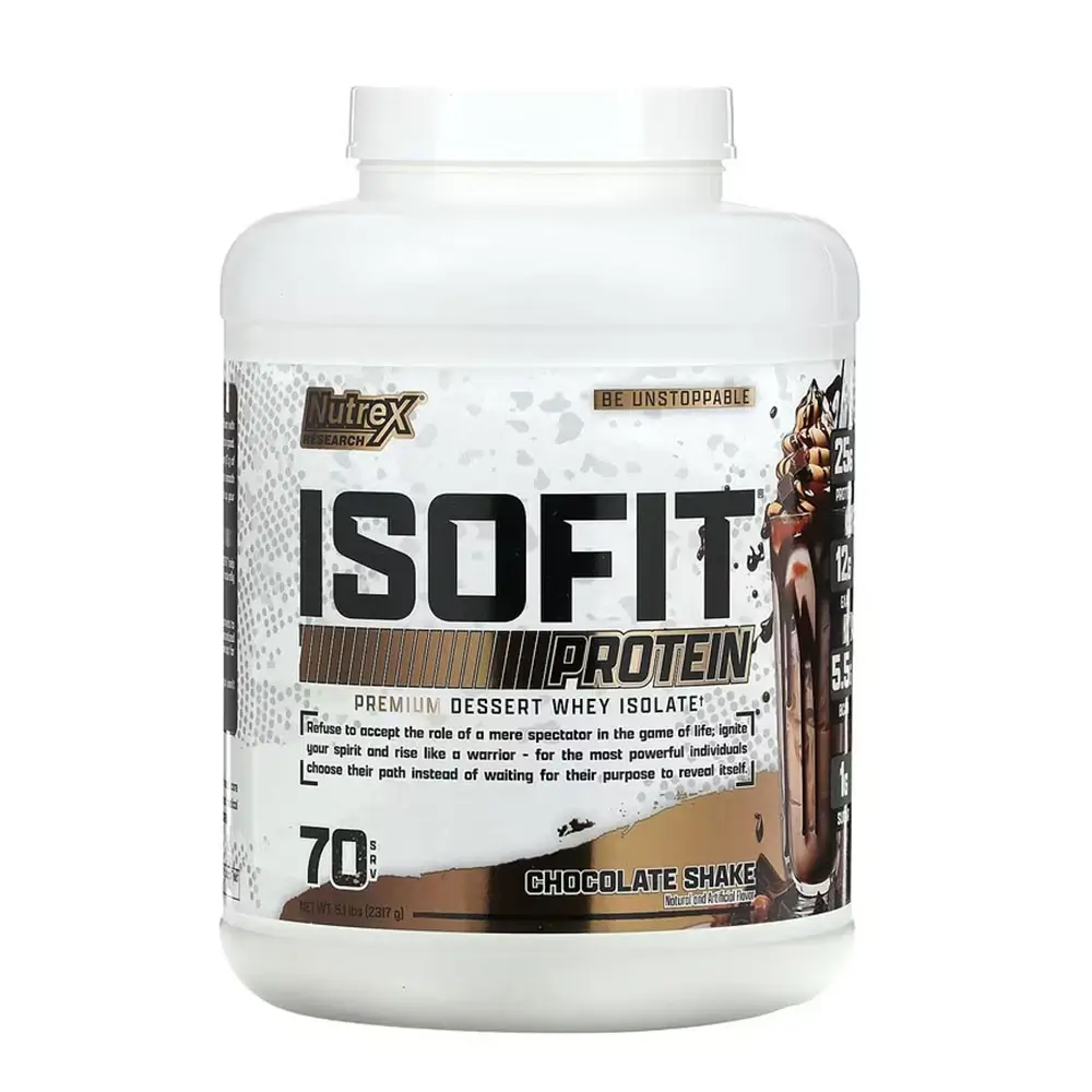 Nutrex Isofit Whey Isolate Powder, Chocolate Shake (1)