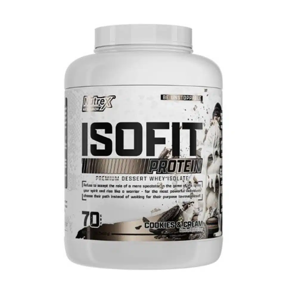 Nutrex Isofit Whey Isolate Powder, Cookies & Cream