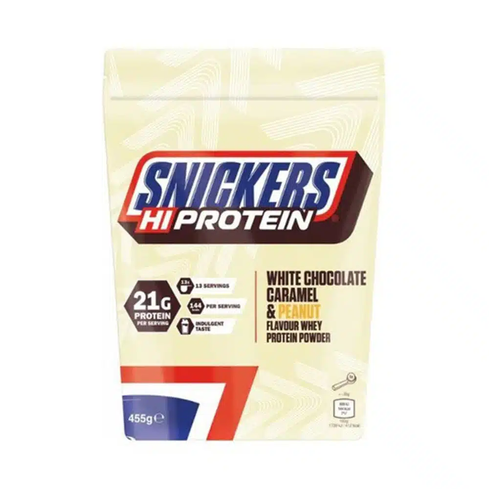 Snikers Hi protein Whey protein- White Chocolate And Peanut