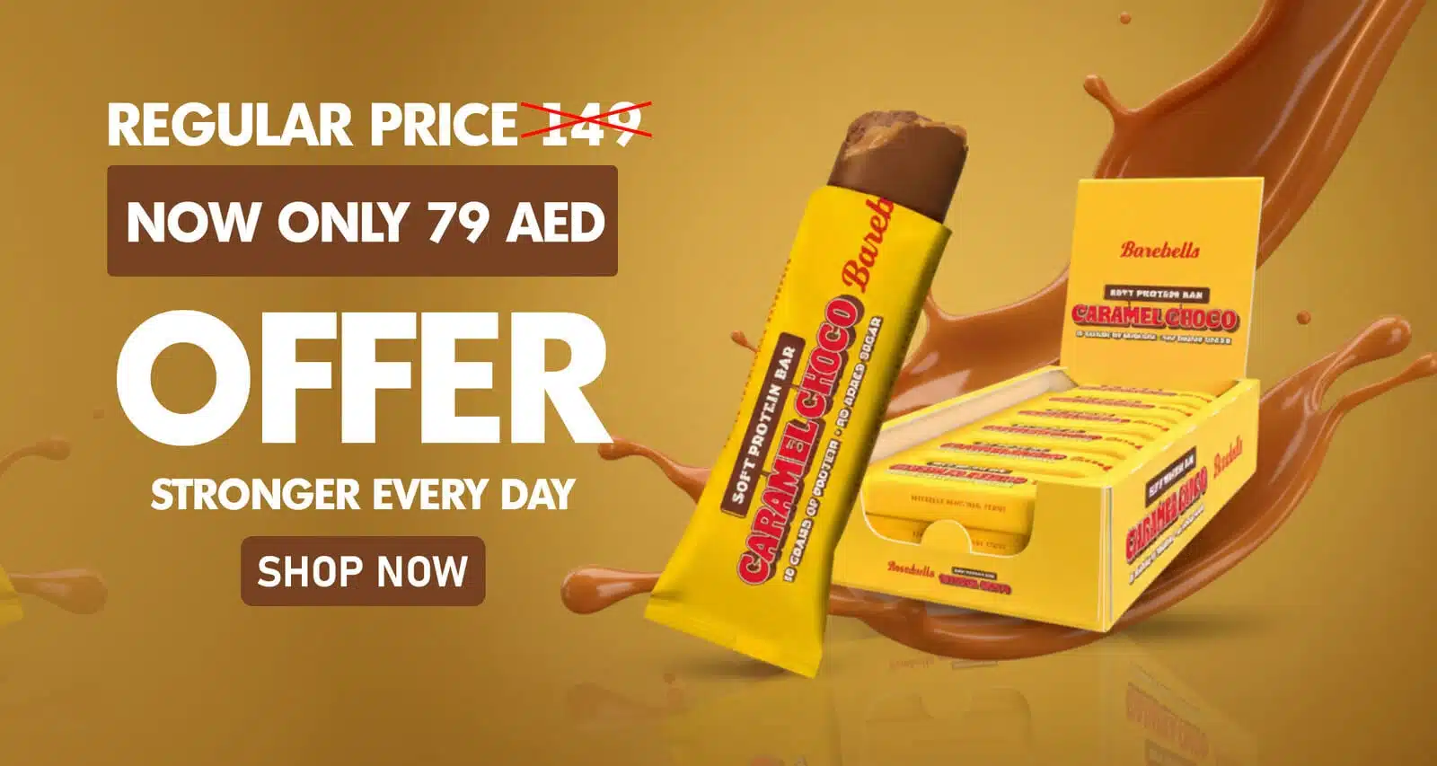 Best offer at a1protein barebess caramel choco flavor