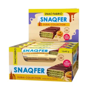 Snaq Fabriq Snaqfer Dubai Collection – Premium Protein Snack Selection (12 × 45 g)