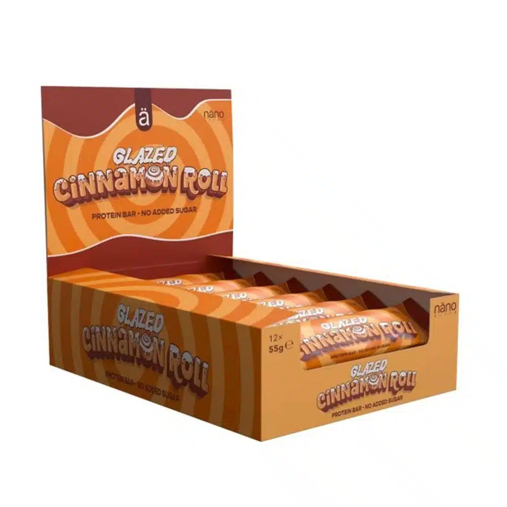 Nano Supps Protein Bar Glazed Cinnamon Roll